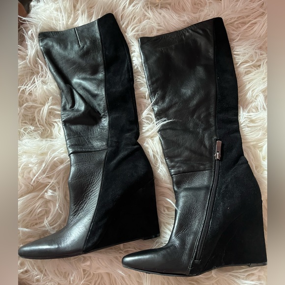 Vince Camuto Kaliah Wedge Boots 7.5 - Picture 3 of 9